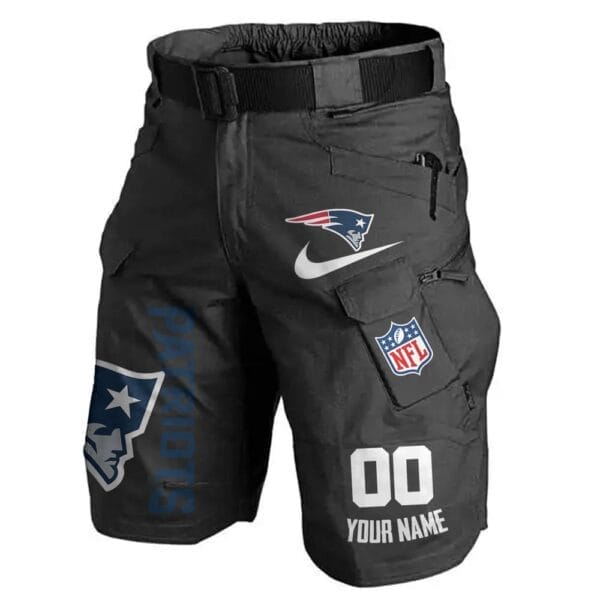 New England Patriots Limited Edition Front Pockets Men Shorts - Belt Not Included AMCFPMS000142 - Image 3
