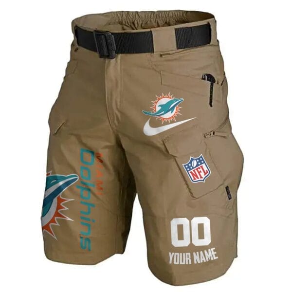 Miami Dolphins Limited Edition Front Pockets Men Shorts - Belt Not Included AMCFPMS000108 - Image 3