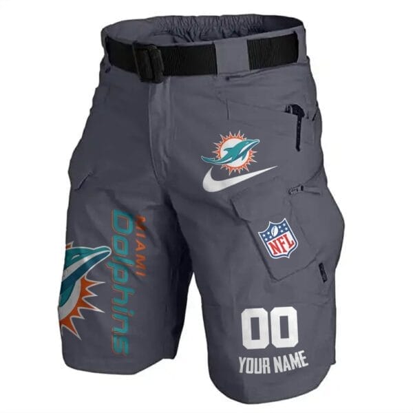 Miami Dolphins Limited Edition Front Pockets Men Shorts - Belt Not Included AMCFPMS000108 - Image 2