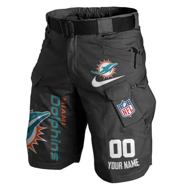 Miami Dolphins Limited Edition Front Pockets Men Shorts - Belt Not Included AMCFPMS000108
