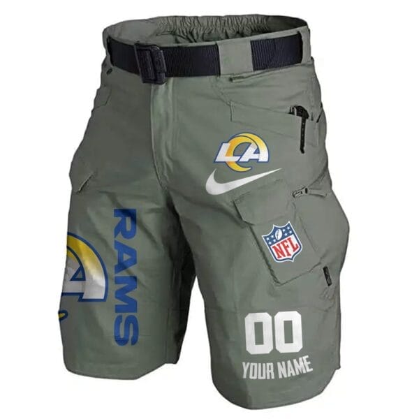 Los Angeles Rams Limited Edition Front Pockets Men Shorts - Belt Not Included AMCFPMS000107 - Image 4