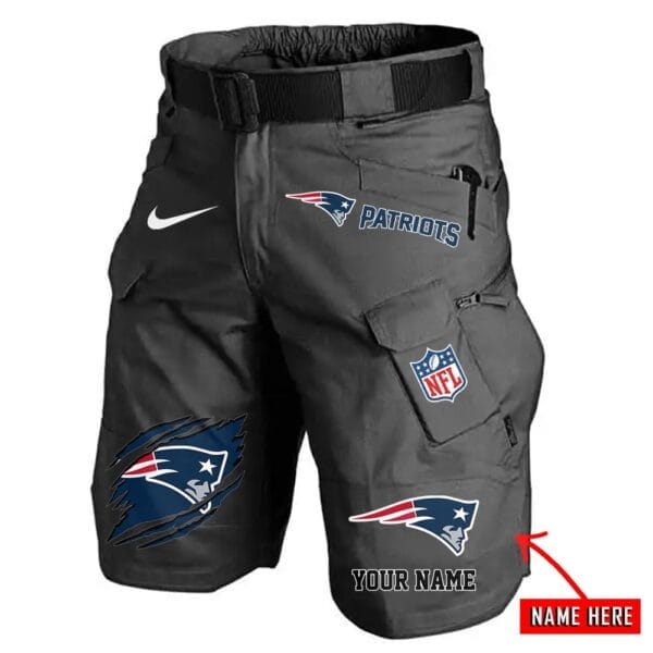 New England Patriots Limited Edition Front Pockets Men Shorts - Belt Not Included AMCFPMS000077 - Image 5