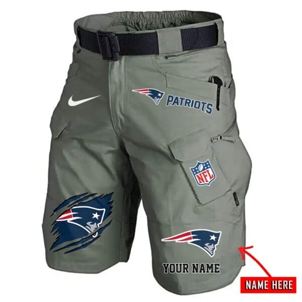 New England Patriots Limited Edition Front Pockets Men Shorts - Belt Not Included AMCFPMS000077 - Image 4