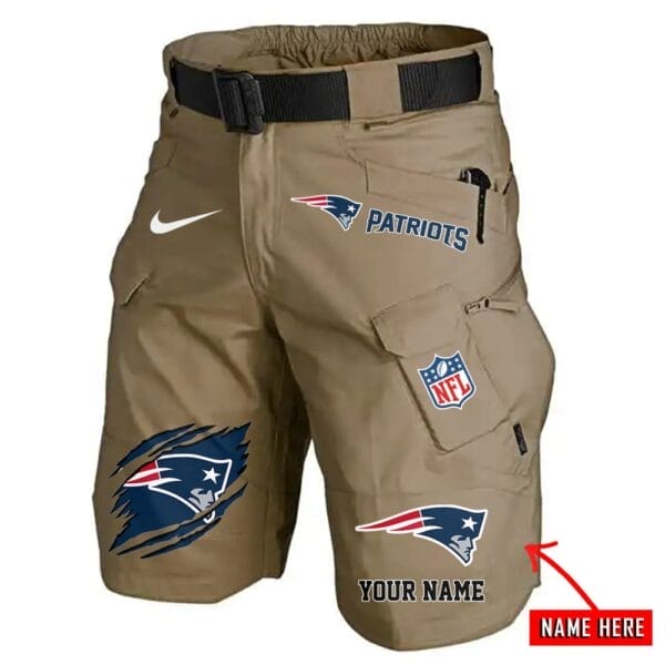 New England Patriots Limited Edition Front Pockets Men Shorts - Belt Not Included AMCFPMS000077 - Image 2