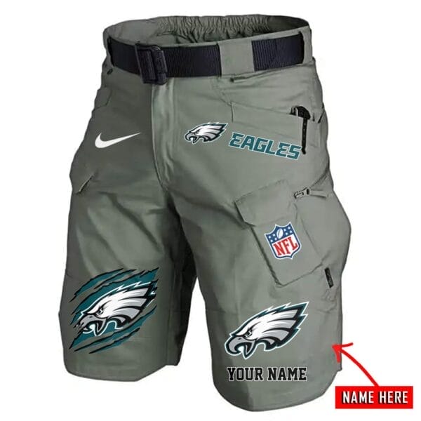 Philadelphia Eagles Limited Edition Front Pockets Men Shorts - Belt Not Included AMCFPMS000144 - Image 4