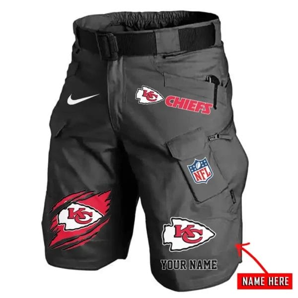 Kansas City Chiefs Limited Edition Front Pockets Men Shorts - Belt Not Included AMCFPMS000089 - Image 5