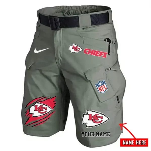 Kansas City Chiefs Limited Edition Front Pockets Men Shorts - Belt Not Included AMCFPMS000089 - Image 4
