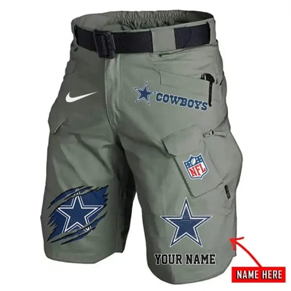 Dallas Cowboys Limited Edition Front Pockets Men Shorts - Belt Not Included AMCFPMS000088 - Image 4