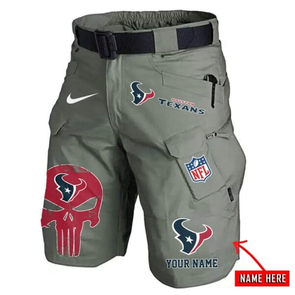 Houston Texans Limited Edition Front Pockets Men Shorts - Belt Not Included AMCFPMS000069 - Image 4