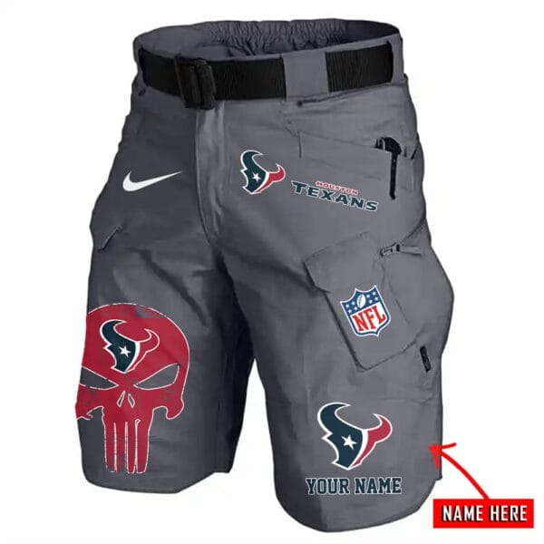 Houston Texans Limited Edition Front Pockets Men Shorts - Belt Not Included AMCFPMS000069 - Image 3