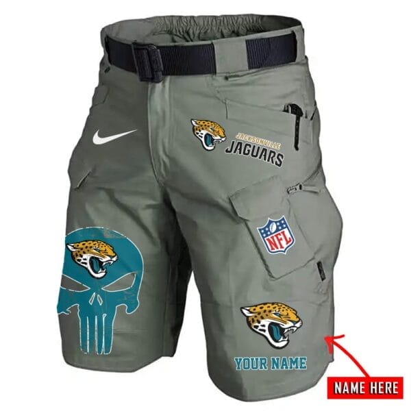 Jacksonville Jaguars Limited Edition Front Pockets Men Shorts - Belt Not Included AMCFPMS000147 - Image 3