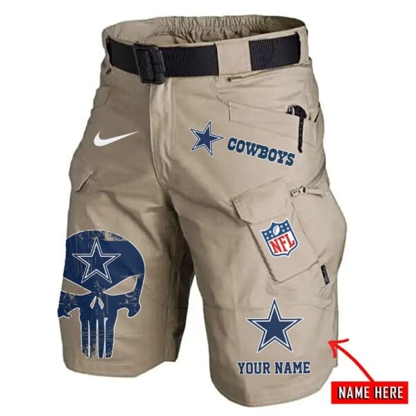 Dallas Cowboys Limited Edition Front Pockets Men Shorts - Belt Not Included AMCFPMS000085 - Image 2