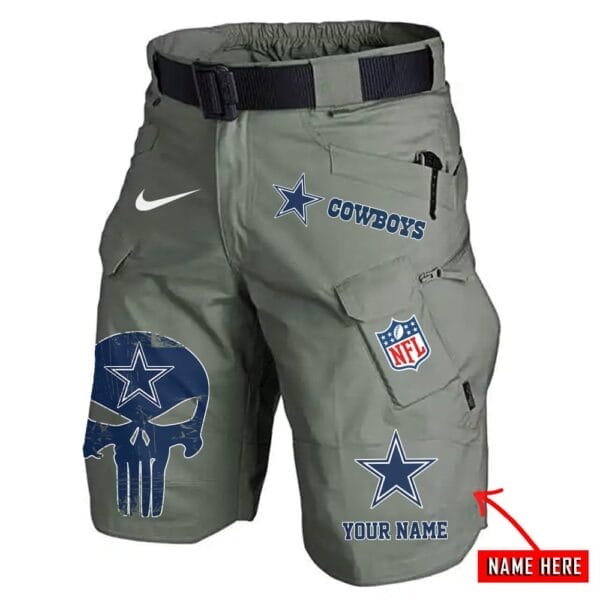 Dallas Cowboys Limited Edition Front Pockets Men Shorts - Belt Not Included AMCFPMS000085