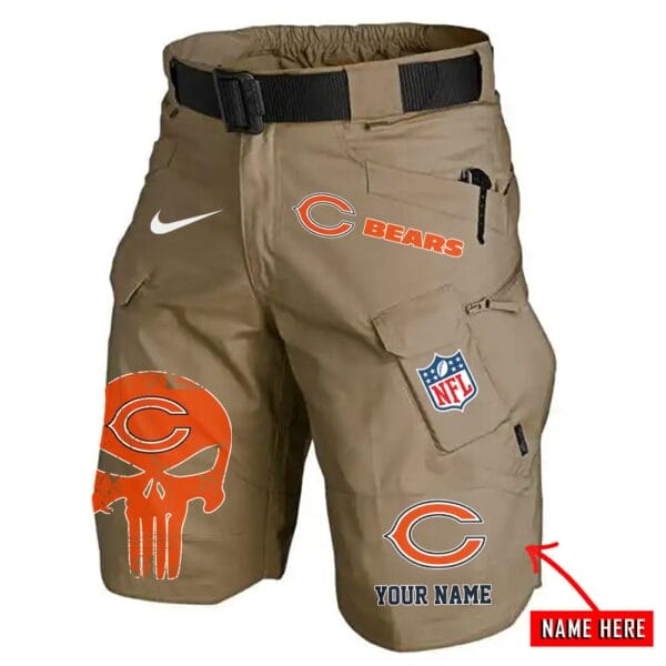 Chicago Bears Limited Edition Front Pockets Men Shorts - Belt Not Included AMCFPMS000082 - Image 3