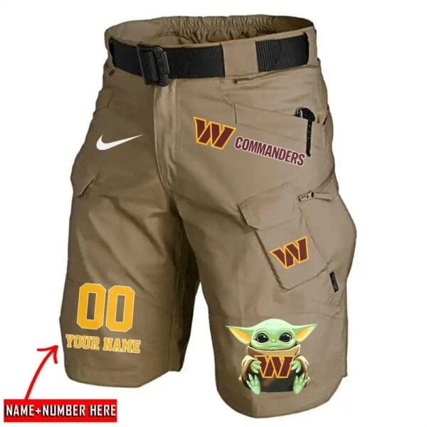 Washington Commanders Limited Edition Front Pockets Men Shorts - Belt Not Included AMCFPMS000073 - Image 2