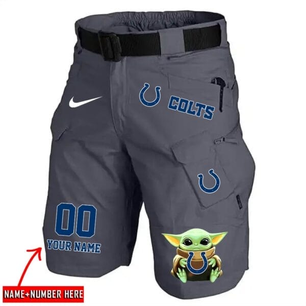 Indianapolis Colts Limited Edition Front Pockets Men Shorts - Belt Not Included AMCFPMS000072 - Image 5
