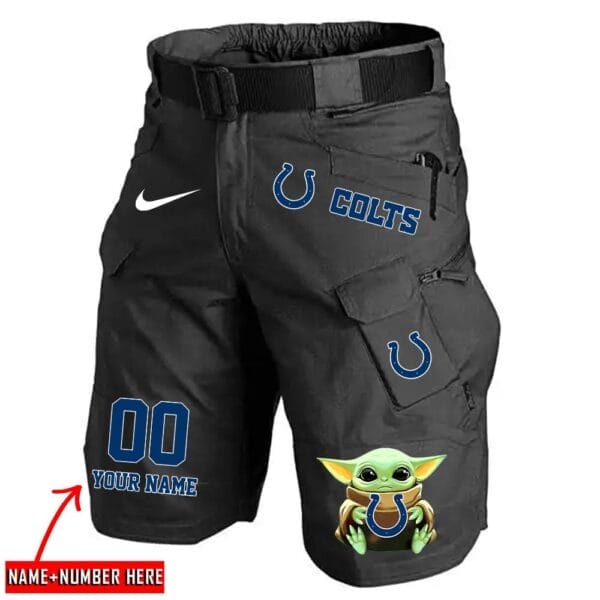 Indianapolis Colts Limited Edition Front Pockets Men Shorts - Belt Not Included AMCFPMS000072 - Image 4