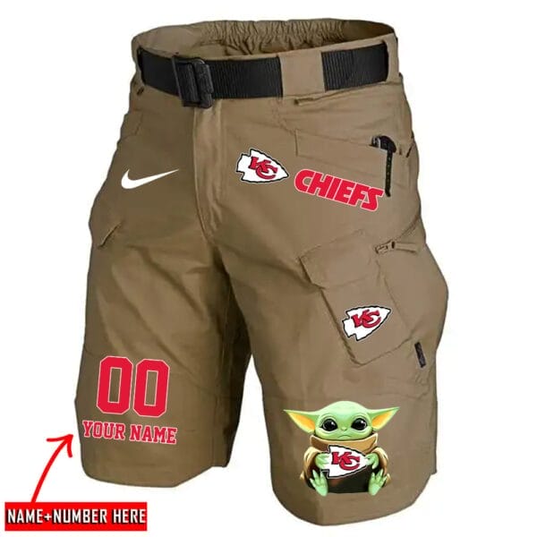 Kansas City Chiefs Limited Edition Front Pockets Men Shorts - Belt Not Included AMCFPMS000071 - Image 5
