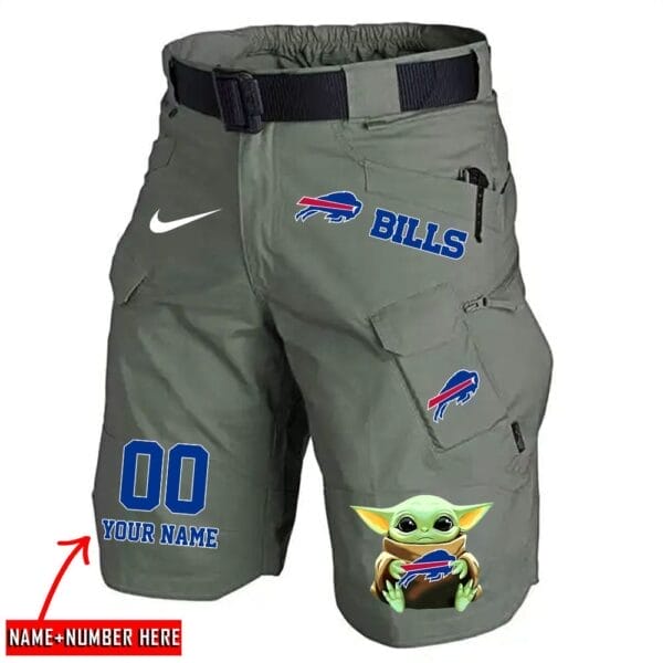 Buffalo Bills Limited Edition Front Pockets Men Shorts - Belt Not Included AMCFPMS000070 - Image 5