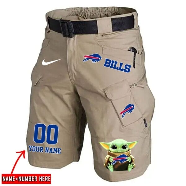 Buffalo Bills Limited Edition Front Pockets Men Shorts - Belt Not Included AMCFPMS000070 - Image 3