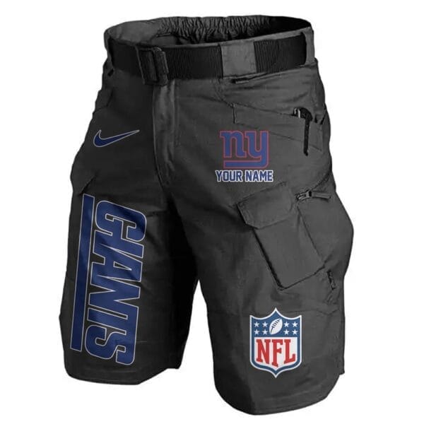 New York Giants Limited Edition Front Pockets Men Shorts - Belt Not Included AMCFPMS000024 - Image 5