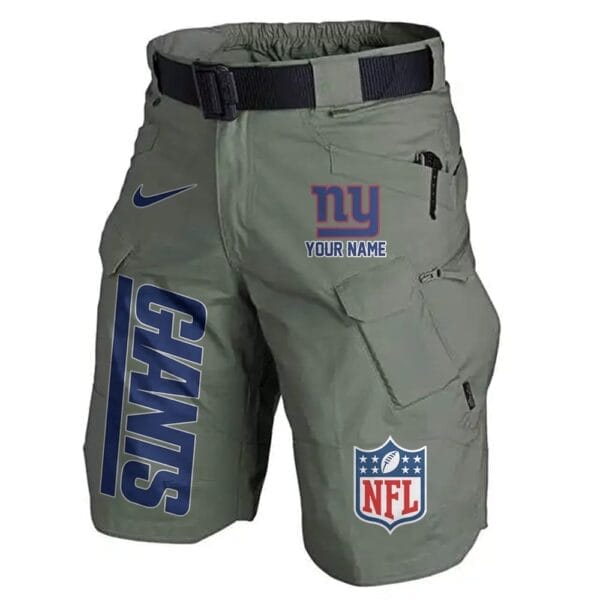 New York Giants Limited Edition Front Pockets Men Shorts - Belt Not Included AMCFPMS000024 - Image 4