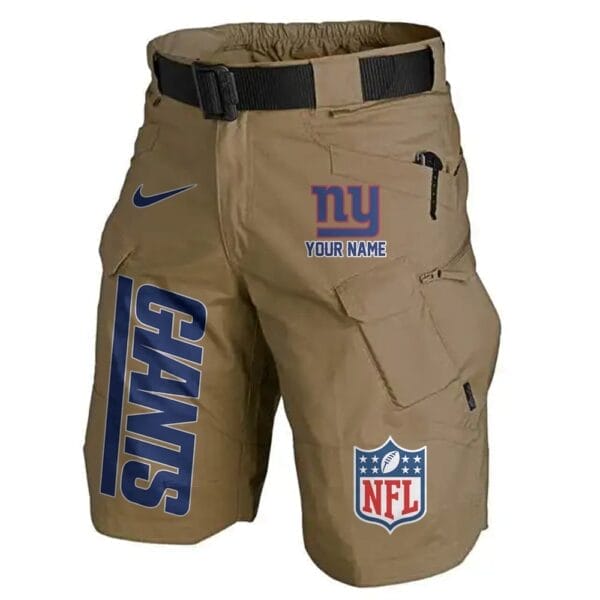 New York Giants Limited Edition Front Pockets Men Shorts - Belt Not Included AMCFPMS000024 - Image 2