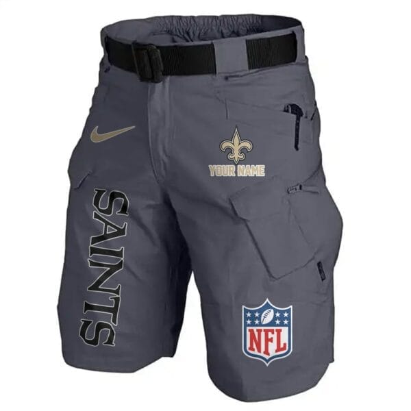 New Orleans Saints Limited Edition Front Pockets Men Shorts - Belt Not Included AMCFPMS000023 - Image 5