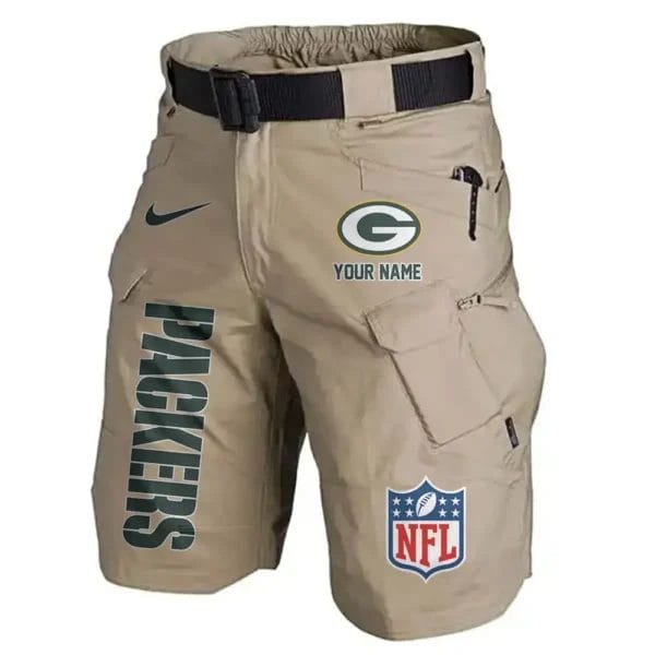 Green Bay Packers Limited Edition Front Pockets Men Shorts - Belt Not Included AMCFPMS000036 - Image 4