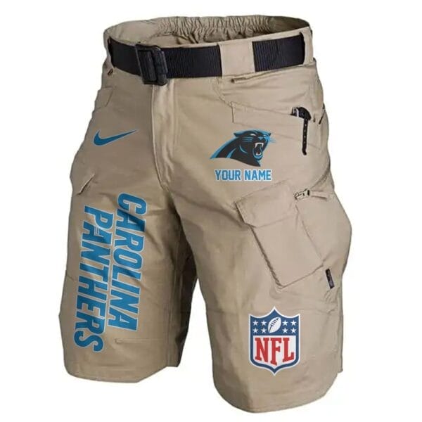 Carolina Panthers Limited Edition Front Pockets Men Shorts - Belt Not Included AMCFPMS000060 - Image 5