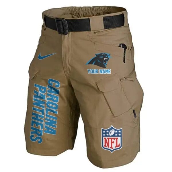 Carolina Panthers Limited Edition Front Pockets Men Shorts - Belt Not Included AMCFPMS000060 - Image 4