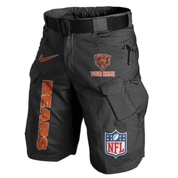 Chicago Bears Limited Edition Front Pockets Men Shorts - Belt Not Included AMCFPMS000059 - Image 3