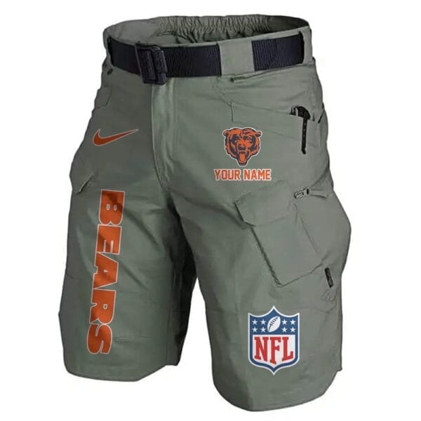 Chicago Bears Limited Edition Front Pockets Men Shorts - Belt Not Included AMCFPMS000059 - Image 2