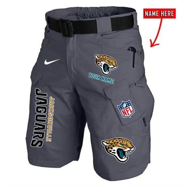 Jacksonville Jaguars Limited Edition Front Pockets Men Shorts - Belt Not Included AMCFPMS000014 - Image 2