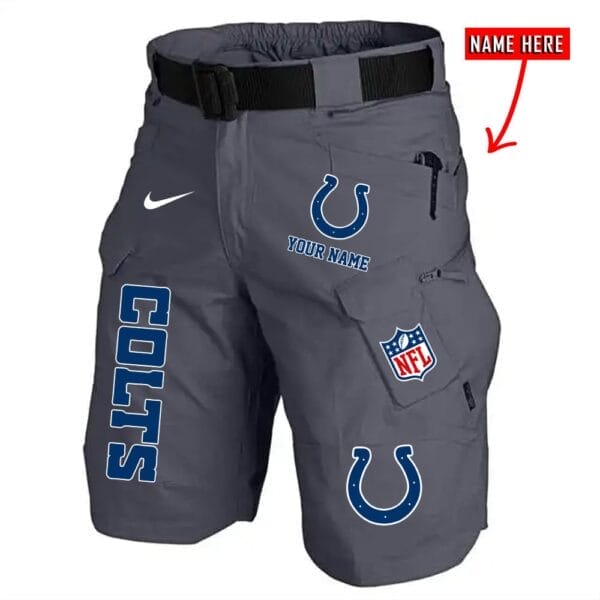 Indianapolis Colts Limited Edition Front Pockets Men Shorts - Belt Not Included AMCFPMS000013 - Image 5