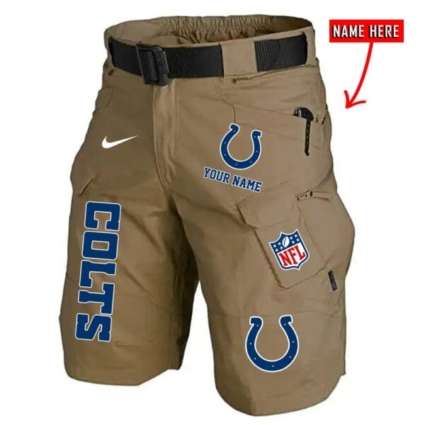 Indianapolis Colts Limited Edition Front Pockets Men Shorts - Belt Not Included AMCFPMS000013 - Image 4
