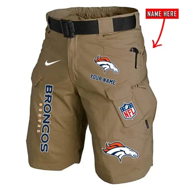 Denver Broncos Limited Edition Front Pockets Men Shorts - Belt Not Included AMCFPMS000158 - Image 4