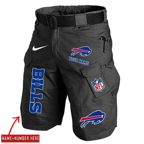 Buffalo Bills Limited Edition Front Pockets Men Shorts - Belt Not Included AMCFPMS000031 - Image 5