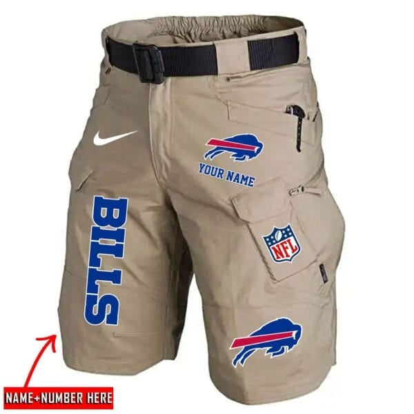 Buffalo Bills Limited Edition Front Pockets Men Shorts - Belt Not Included AMCFPMS000031 - Image 4