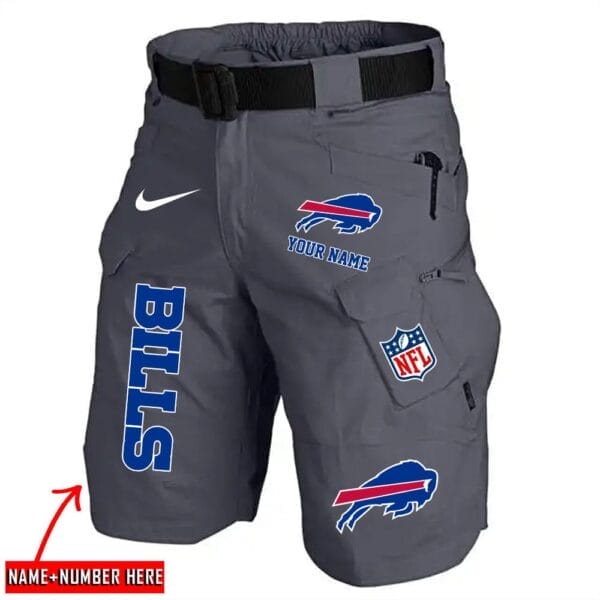 Buffalo Bills Limited Edition Front Pockets Men Shorts - Belt Not Included AMCFPMS000031 - Image 2