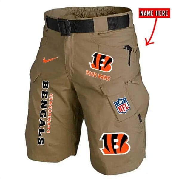 Cincinnati Bengals Limited Edition Front Pockets Men Shorts - Belt Not Included AMCFPMS000030 - Image 5