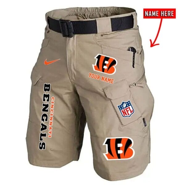 Cincinnati Bengals Limited Edition Front Pockets Men Shorts - Belt Not Included AMCFPMS000030 - Image 4