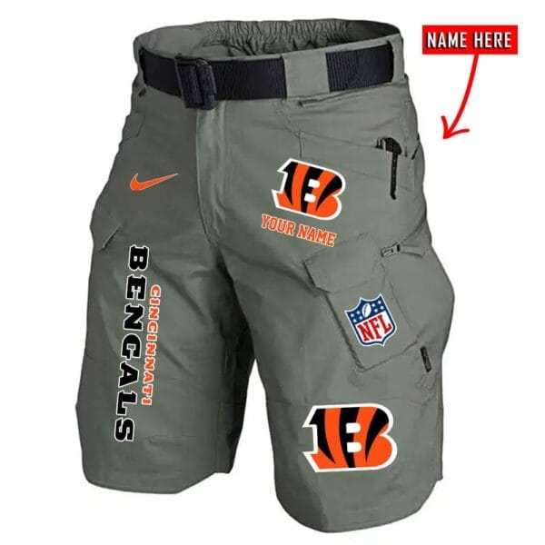 Cincinnati Bengals Limited Edition Front Pockets Men Shorts - Belt Not Included AMCFPMS000030 - Image 3