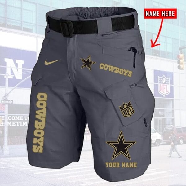 Dallas Cowboys Limited Edition Front Pockets Men Shorts - Belt Not Included AMCFPMS000019 - Image 5