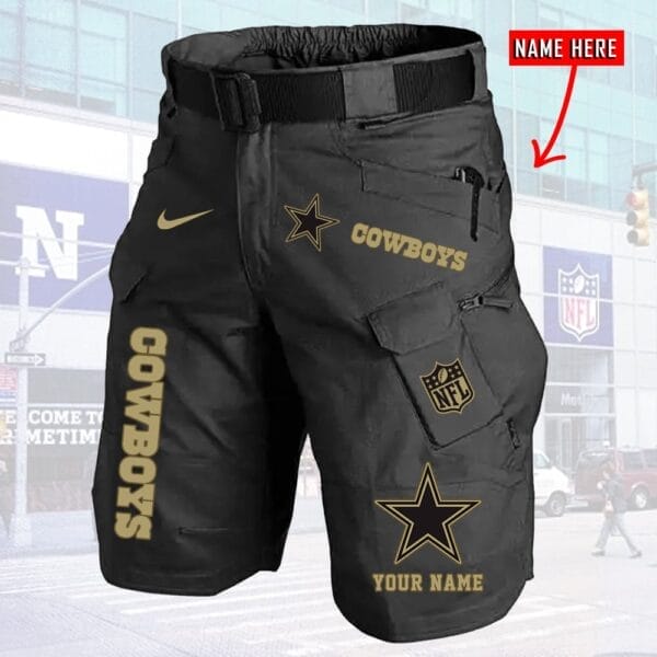 Dallas Cowboys Limited Edition Front Pockets Men Shorts - Belt Not Included AMCFPMS000019