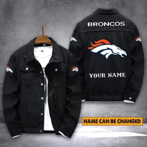 Denver Broncos Personalized New Denim Jacket S9DJ022 - Image 2