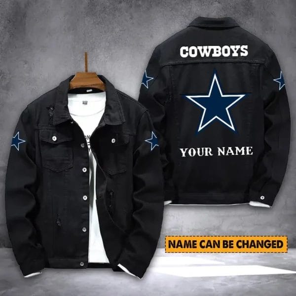 Dallas Cowboys Personalized New Denim Jacket S9DJ003 - Image 2