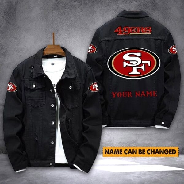 San Francisco 49ers Personalized New Denim Jacket S9DJ004 - Image 2