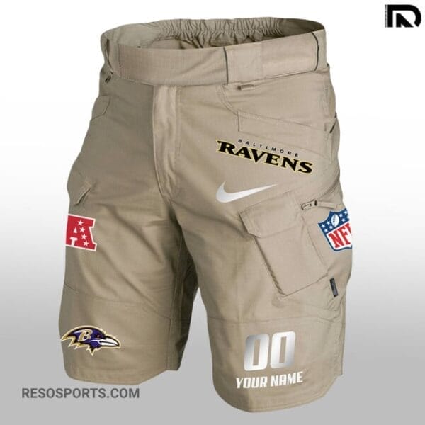 Baltimore Ravens Limited Edition Front Pockets Men Shorts AMCFPMS000130 - Image 4