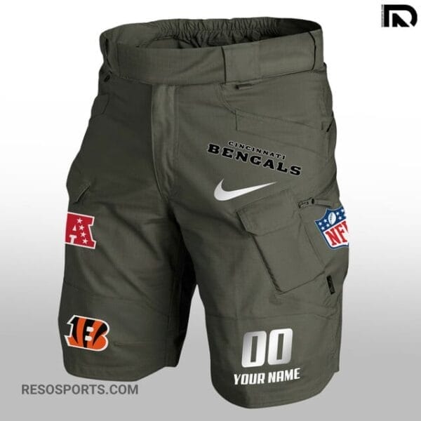 Cincinnati Bengals Limited Edition Front Pockets Men Shorts AMCFPMS000134 - Image 2